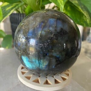 Labradorite Crystal Sphere